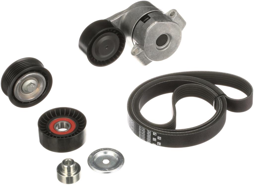Kit de courroie d'accessoire (Courroie d’alternateur) GATES K166PK1640