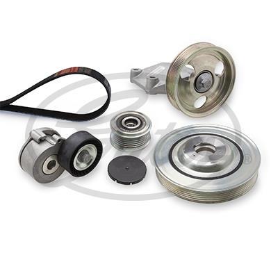 Kit de courroie d'accessoire (Courroie d’alternateur) GATES ref. K186PK1218