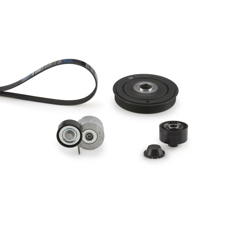 Kit de courroie d'accessoire (Courroie d’alternateur) GATES K296PK1708