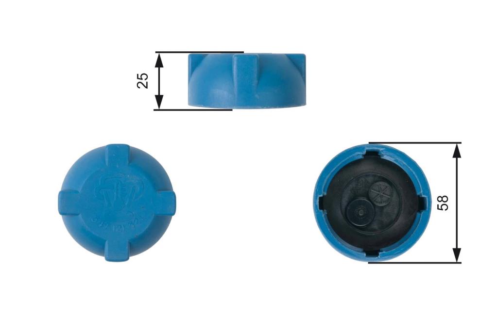 Bouchon, réservoir de liquide de refroidissement GATES ref. RC203