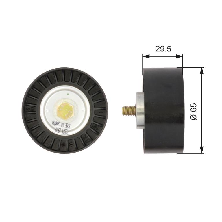 Galet enrouleur de courroie d'accessoire GATES ref. T36081