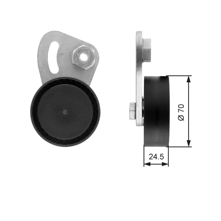 Rolo tensor da correia trapezoidal estriada GATES ref. T39022