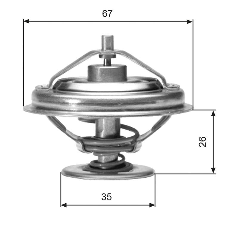 Thermostat d'eau (Calorstat) GATES ref. TH01880G1