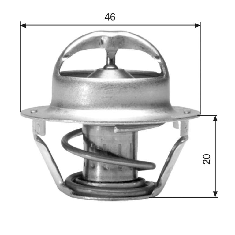 Thermostat d'eau (Calorstat) GATES ref. TH03082G1