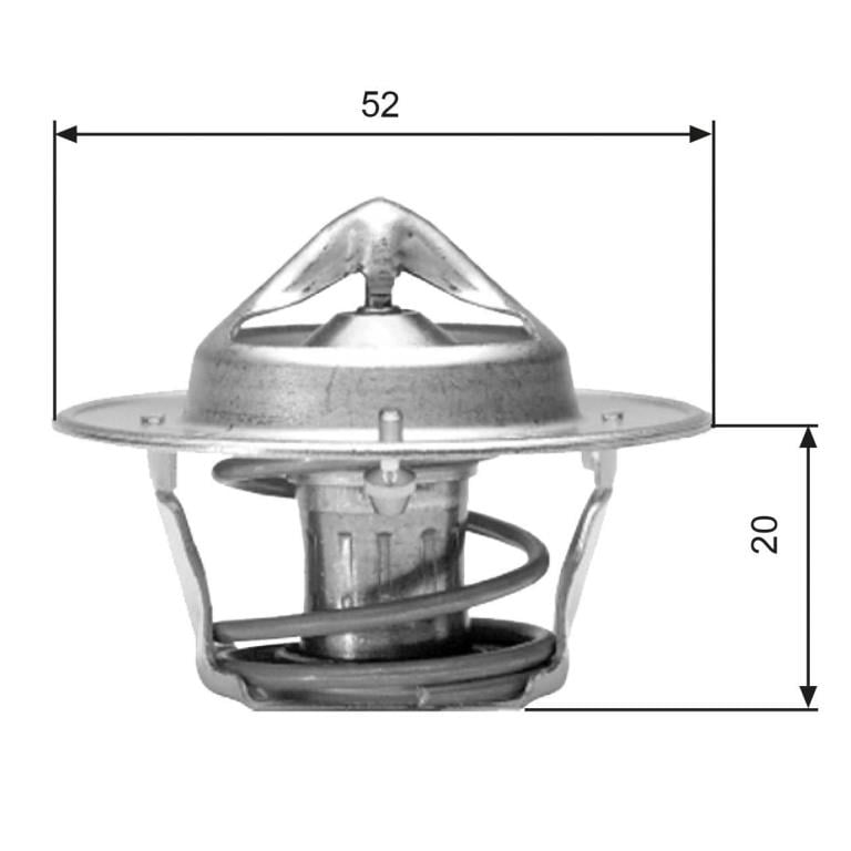 Thermostat d'eau (Calorstat) GATES TH04182G1