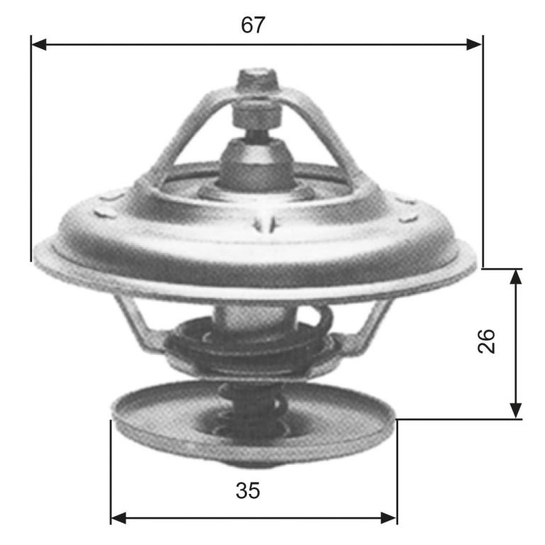 Thermostat d'eau (Calorstat) GATES ref. TH11680G1