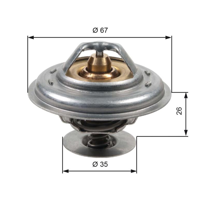 Thermostat d'eau (Calorstat) GATES ref. TH13287G1