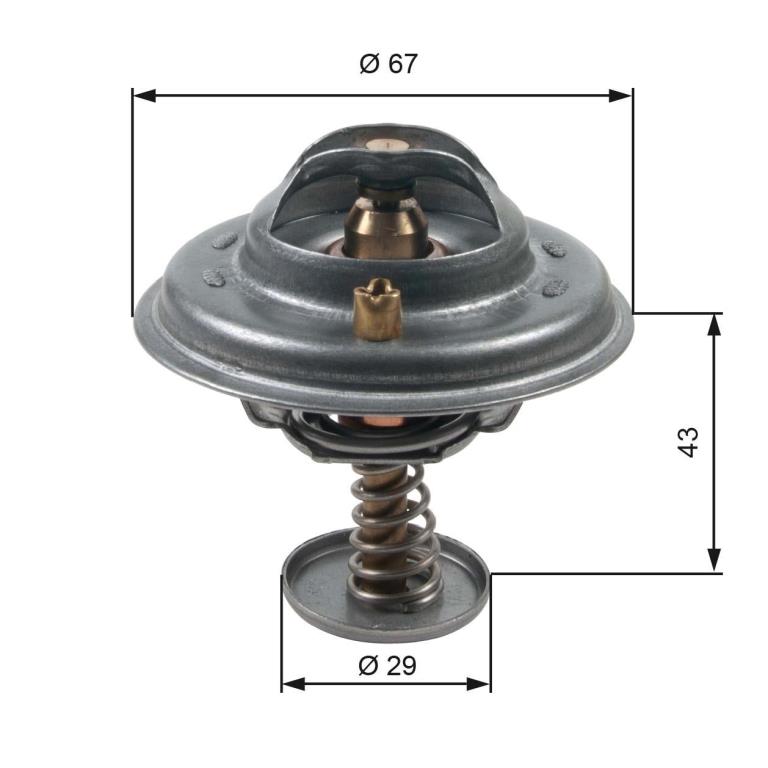 Thermostat d'eau (Calorstat) GATES TH27680G1