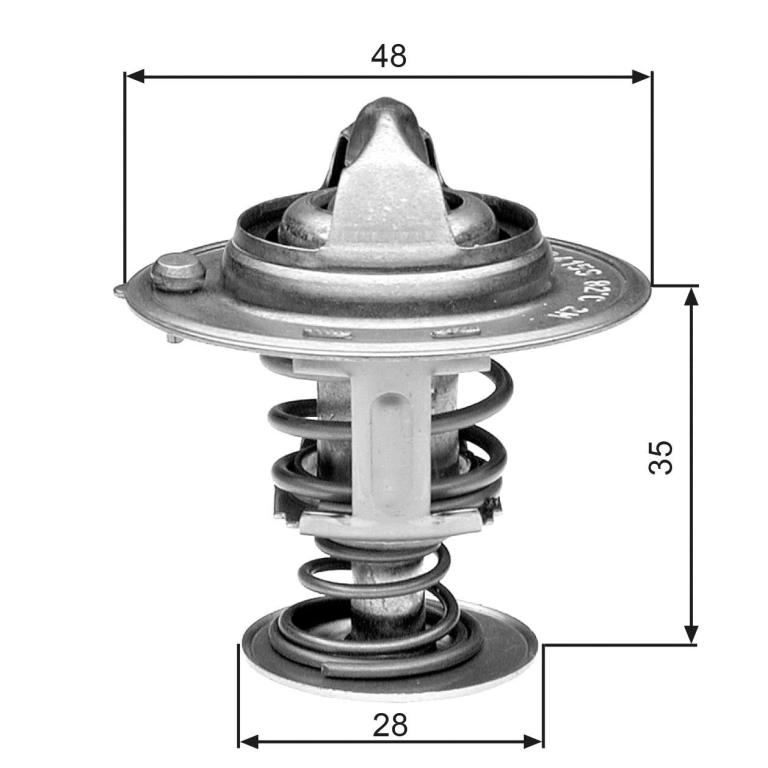 Thermostat d'eau (Calorstat) GATES TH30082G1
