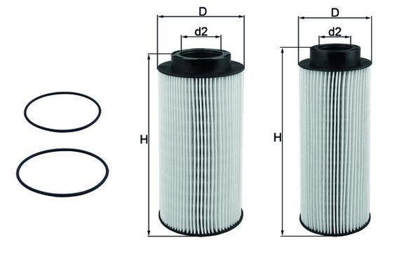 Filtre à Carburant Knecht KX34 - Pièce De Rechange Compatible Multiple Marques