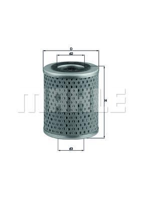 Filtre à carburant (Filtre à gasoil) KNECHT FILTER ref. KX 25