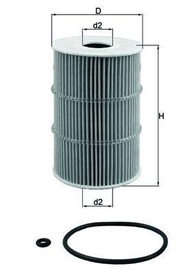 ORIGINAL MAHLE / KNECHT Ölfilter OX 424D SCT Motor Flush Motorspülung