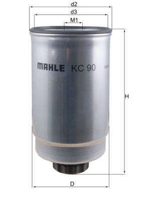 KC 522D KNECHT Filtro carburante Filtro ad avvitamento | Camion AUTODOC