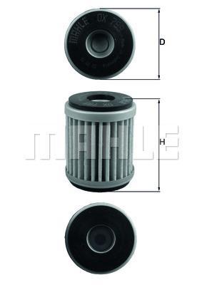 Knecht Filter OX 799 - Filtro Olio Auto Di Alta Qualità