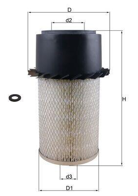 Filtre à air KNECHT FILTER ref. LX 17