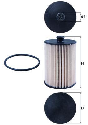 Filtre à carburant (Filtre à gasoil) KNECHT FILTER ref. KX 226D