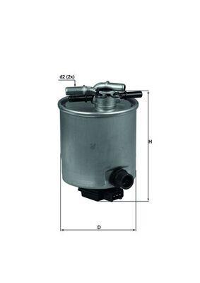 Filtre à carburant (Filtre à gasoil) KNECHT FILTER KL 440/14