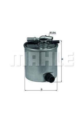 Filtro combustible KNECHT FILTER ref. KL 440/15