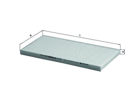 Filtre d'habitacle (Filtre à pollen) KNECHT FILTER 76417745 - ref. LA 35