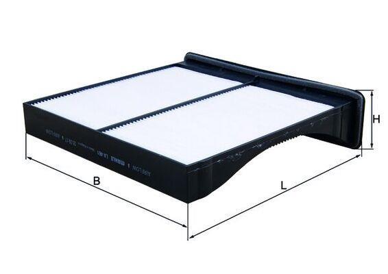 Filtre d'habitacle (Filtre à pollen) KNECHT FILTER 70387480 - ref. LA 461