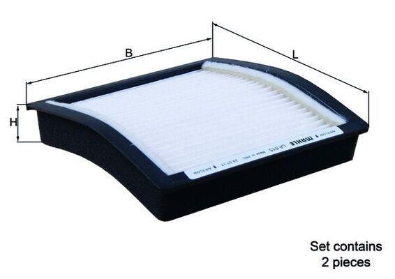 Filtro de habitáculo KNECHT FILTER 70566681 - ref. LA 615/S
