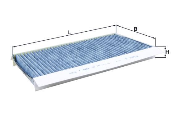 Filtre d'habitacle (Filtre à pollen) KNECHT FILTER 76831887 - ref. LAK 197