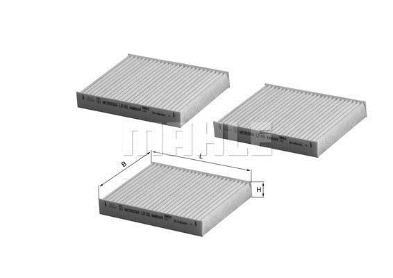 Filtre d'habitacle (Filtre à pollen) KNECHT FILTER 76418248 - ref. LA 86/S