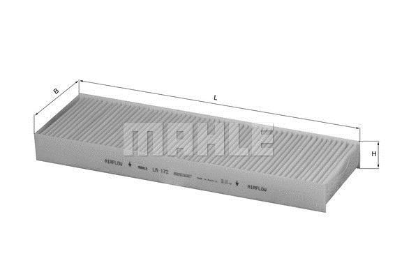 Filtre d'habitacle (Filtre à pollen) KNECHT FILTER 76418974 - ref. LA 172