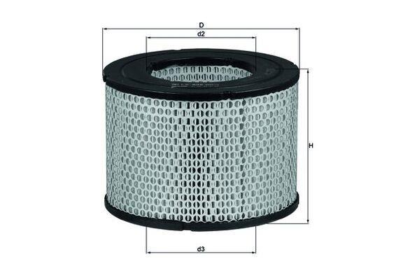 Filtre à air KNECHT FILTER ref. LX 606