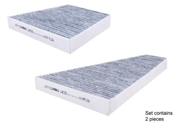 Filtre d'habitacle (Filtre à pollen) KNECHT FILTER 76831903 - ref. LAK 225/S