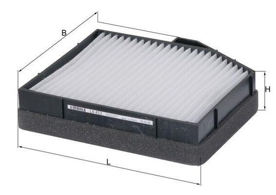 Filtre d'habitacle (Filtre à pollen) KNECHT FILTER 70374236 - ref. LA 453