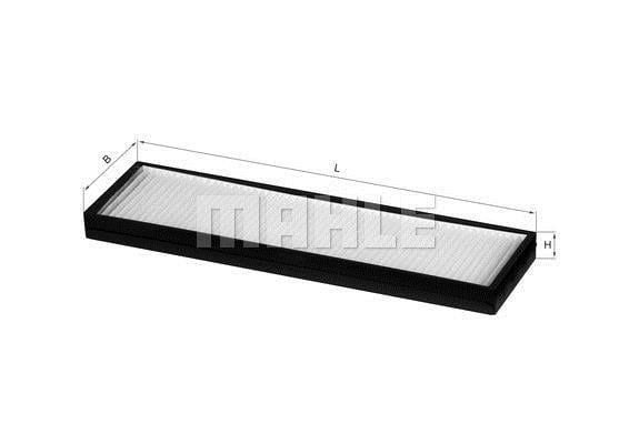 Filtre d'habitacle (Filtre à pollen) KNECHT FILTER 70519854 - ref. LA 495