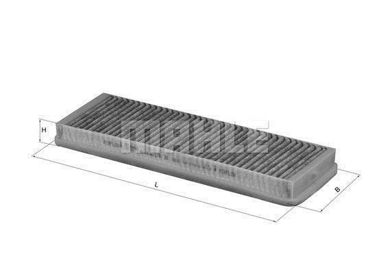 Filtre d'habitacle (Filtre à pollen) KNECHT FILTER 76889042 - ref. LAK 38