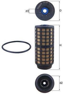 Filtro combustible KNECHT FILTER ref. KX 399D