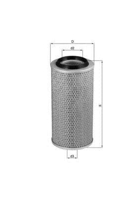 Filtro de ar KNECHT FILTER LX 83