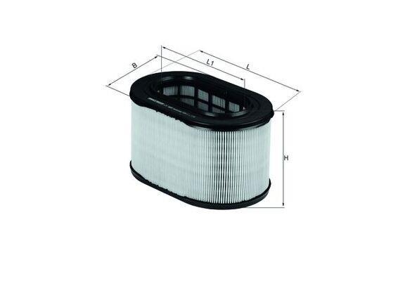 Filtro de aire (de coche) KNECHT FILTER LX 669