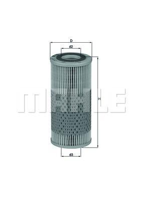 Filtro de aceite KNECHT FILTER OX 50