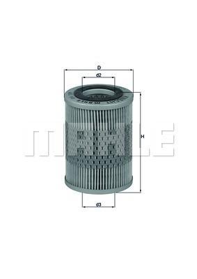 Filtro de aceite KNECHT FILTER OX 159D