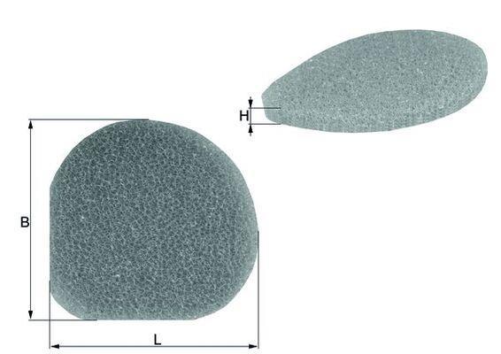 Filtre d'habitacle (Filtre à pollen) KNECHT FILTER 70566708 - ref. LAP 24