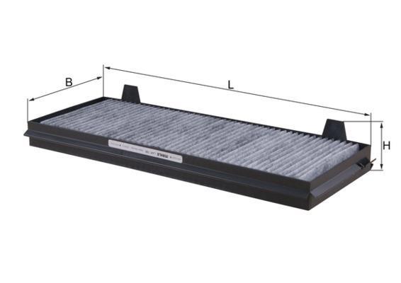 Filtre d'habitacle (Filtre à pollen) KNECHT FILTER 76886782 - ref. LAK 196