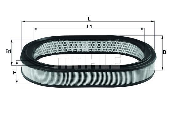 Filtre à air KNECHT FILTER LX 78