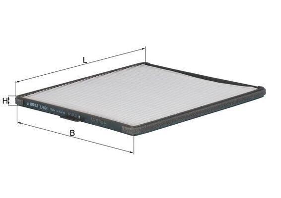 Filtre d'habitacle (Filtre à pollen) KNECHT FILTER 70537699 - ref. LA 624