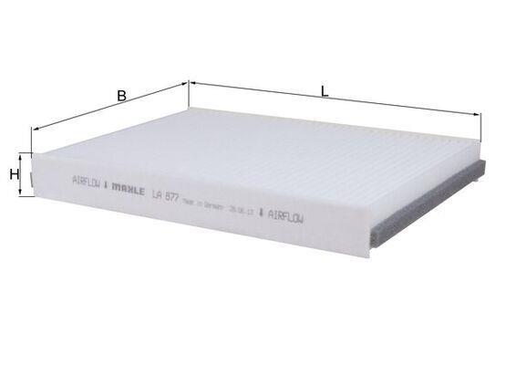 Mahle / Knecht Filtro Abitacolo Lak 888 Filtro Aria Lx 3503 Filtro Olio