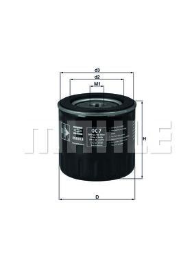 Filtro de aceite KNECHT FILTER ref. OC 7