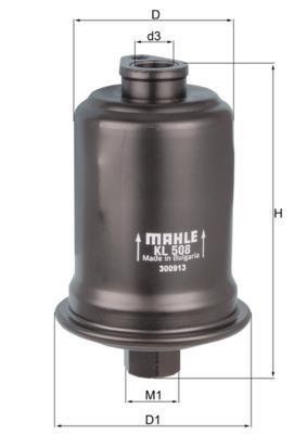Filtro combustible KNECHT FILTER ref. KL 508