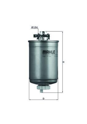 Filtro combustible KNECHT FILTER ref. KL 77