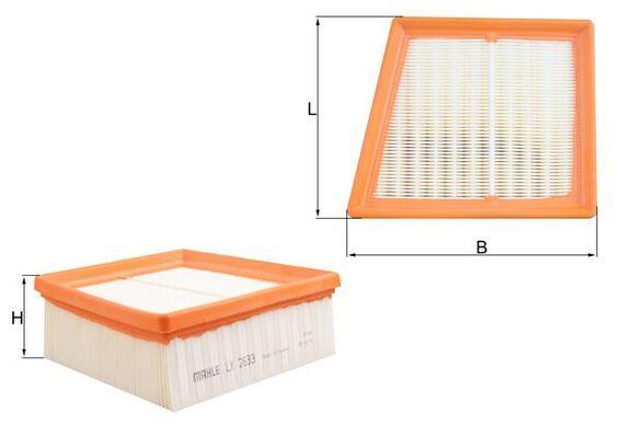 Filtre à air KNECHT FILTER ref. LX 2633