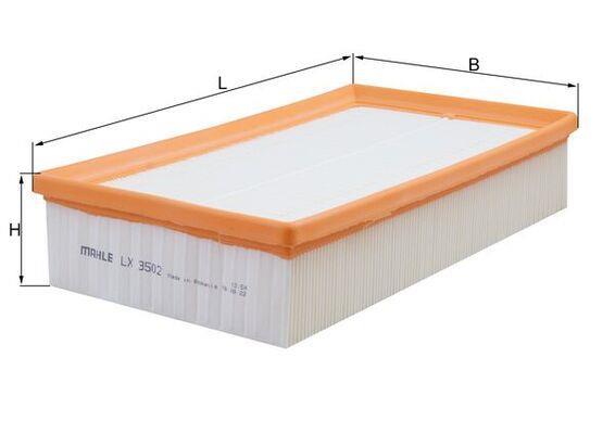 Filtro aria KNECHT LX 1286 per LOTUS ELISE 1.8 2000-2005