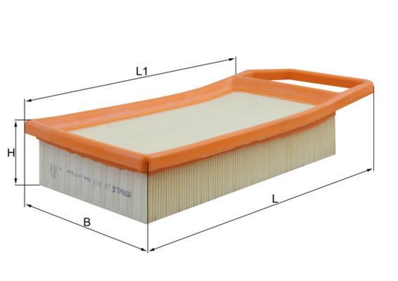 Filtro de ar KNECHT FILTER ref. LX 1619