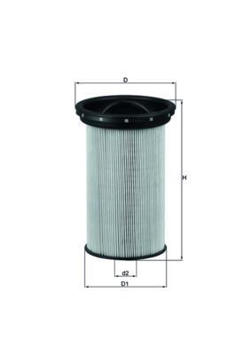 Filtro de combustível KNECHT FILTER KX 69